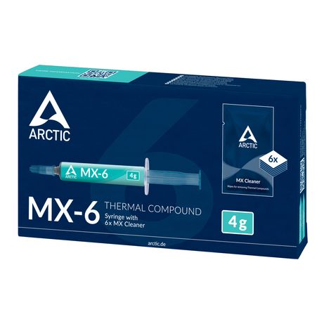 PASTA TERMICA ARCTIC MX-6 4GR + 6 MX CLEANER - Imagen 3 de 4 PASTA TERMICA ARCTIC MX-6 4GR + 6 MX CLEANER - Imagen 3 de 4