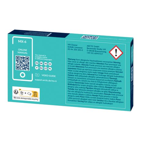 PASTA TERMICA ARCTIC MX-6 4GR + 6 MX CLEANER - Imagen 4 de 4 PASTA TERMICA ARCTIC MX-6 4GR + 6 MX CLEANER - Imagen 4 de 4