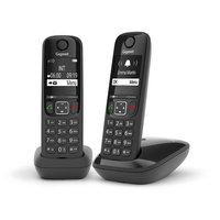 Miniatura 1 de DECT GIGASET AS690 DUO BLACK BLACK IN