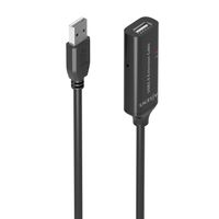Miniatura 7 de AISENS - CABLE USB 2.0 PROLONGADOR CON AMPLIFICADOR, TIPO A/M-A/H, NEG