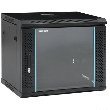 PHASAK Mural Rack PHASAK Pro 19" 9U Desmontado - Envio Flat Pack - PHO 2109D Negro - Imagen 3 de 9 PHASAK Mural Rack PHASAK Pro 19" 9U Desmontado - Envio Flat Pack - PHO 2109D Negro - Imagen 3 de 9