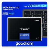 Miniatura 8 de GOOD RAM  CX400 gen.2  SSD 512GB 2.5"  550MB/s 6Gbit/s  Serial ATA III