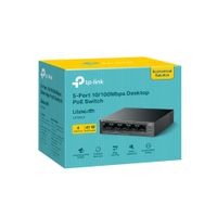 Miniatura 5 de SWITCH NO GESTIONABLE TP-LINK LS105LP LITEWAVE 5P 10/100 4P PoE+ SOBREMESA CARCASA METAL NO RACK