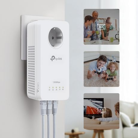 KIT 2 ADAPTADOR DE HOMEPLUG 1200MBPS TP-LINK TL-WPA8631PKIT AC1200 - Imagen 4 de 4 KIT 2 ADAPTADOR DE HOMEPLUG 1200MBPS TP-LINK TL-WPA8631PKIT AC1200 - Imagen 4 de 4