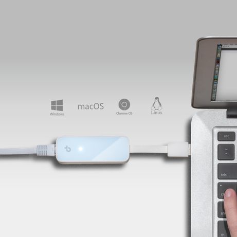 UE200 ETHERNET NETWORK ADAPTER USB 10/100MBPS ETHERNET PORT IN - Imagen 6 de 8 UE200 ETHERNET NETWORK ADAPTER USB 10/100MBPS ETHERNET PORT IN - Imagen 6 de 8