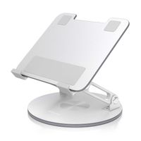 Miniatura 3 de SOPORTE SOBREMESA AISENS AJUSTABLE GIRATORIO PORTATIL/TABLET 7"-13" PLATA