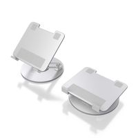 Miniatura 5 de SOPORTE SOBREMESA AISENS AJUSTABLE GIRATORIO PORTATIL/TABLET 7"-13" PLATA