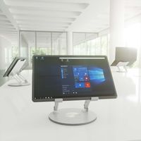 Miniatura 7 de SOPORTE SOBREMESA AISENS AJUSTABLE GIRATORIO PORTATIL/TABLET 7"-13" PLATA