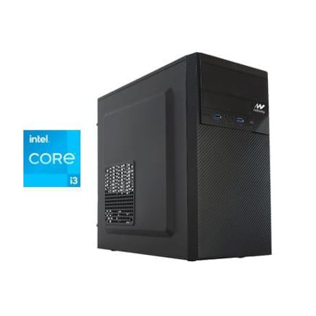 Ordenador Sobremesa Netway i3-12100 3.3GHz, 8GB RAM DDR4 3200MHz, 500GB SSD, FreeDos, Negro - Imagen 1 de 4 Ordenador Sobremesa Netway i3-12100 3.3GHz, 8GB RAM DDR4 3200MHz, 500GB SSD, FreeDos, Negro - Imagen 1 de 4