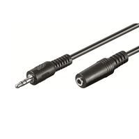 Miniatura 1 de Ewent Cable Audio Estereo 3,5mm/M y 3,5mm/H -3mt