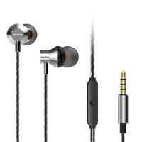 Miniatura 1 de AURICULAR INTRAUDITIVO AIWA ESTM-50SLSILVER 3.5mm DRIVER NEODIMIO 10mm DINAMICO MICRO CONTROLADOR RE