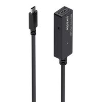 Miniatura 2 de AISENS Cable USB 3 2 Gen1x1 prolongador con Amplificador  USB C M USB C H  Negro  5 0m