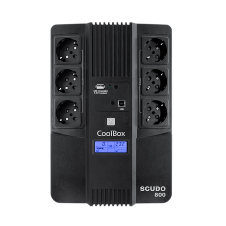 SAI 800VA COOLBOX SCUDO3 LCD NEGRO - Imagen 1 de 6 SAI 800VA COOLBOX SCUDO3 LCD NEGRO - Imagen 1 de 6