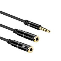 Miniatura 4 de Ewent CABLE AUDIO JACK 3,5/M-2 JACK 3,5/H -0,30mt