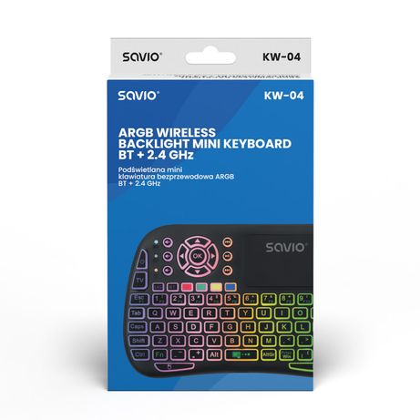 MINI TECLADO INALAMBRICO SMART TV SAVIO KW-04 - Imagen 5 de 8 MINI TECLADO INALAMBRICO SMART TV SAVIO KW-04 - Imagen 5 de 8