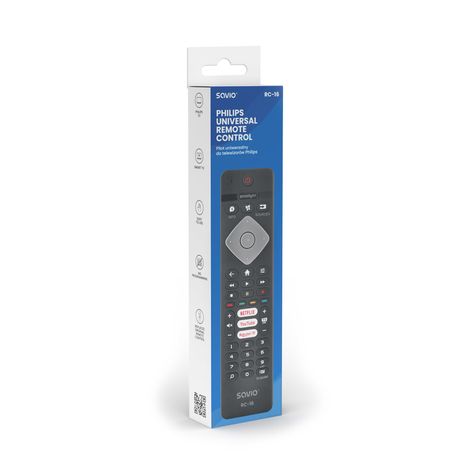 MANDO TV SAVIO RC-16 COMPATIBLE PHILIPS SMART TV - Imagen 4 de 5 MANDO TV SAVIO RC-16 COMPATIBLE PHILIPS SMART TV - Imagen 4 de 5