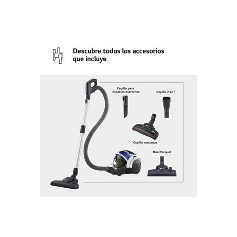 ASPIRADOR SIN BOLSA LG VK8506NHAC 650 W - Imagen 4 de 12 ASPIRADOR SIN BOLSA LG VK8506NHAC 650 W - Imagen 4 de 12
