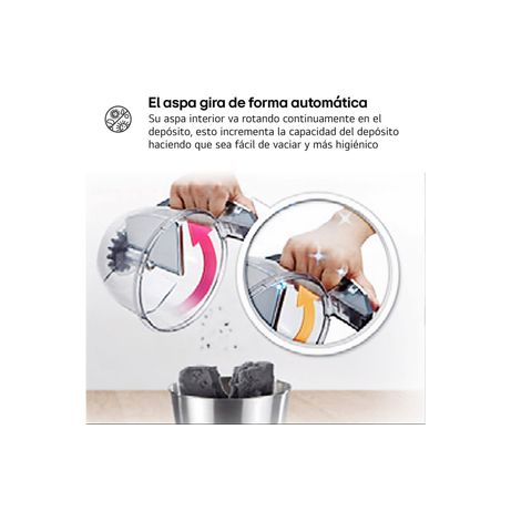 ASPIRADOR SIN BOLSA LG VK8506NHAC 650 W - Imagen 8 de 12 ASPIRADOR SIN BOLSA LG VK8506NHAC 650 W - Imagen 8 de 12