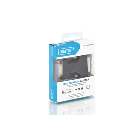 DVI ADAPTER DVI(24+5) - HD15 M/F DVI-I DUAL LINK BL - Imagen 1 de 4 DVI ADAPTER DVI(24+5) - HD15 M/F DVI-I DUAL LINK BL - Imagen 1 de 4