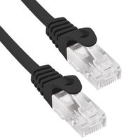 Miniatura 2 de Phasak Cable de Red Cat 6 UTP Solido CCA Cat 6 UTP Negro 3M