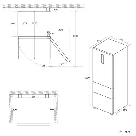 FRIGORIFICO COMBI HAIER HTW 7720 DNMP NOFROST D ALTO 200.6 CM. ANCHO 70 CM. INOX - Imagen 5 de 24 FRIGORIFICO COMBI HAIER HTW 7720 DNMP NOFROST D ALTO 200.6 CM. ANCHO 70 CM. INOX - Imagen 5 de 24