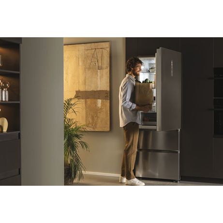 FRIGORIFICO COMBI HAIER HTW 7720 DNMP NOFROST D ALTO 200.6 CM. ANCHO 70 CM. INOX - Imagen 11 de 24 FRIGORIFICO COMBI HAIER HTW 7720 DNMP NOFROST D ALTO 200.6 CM. ANCHO 70 CM. INOX - Imagen 11 de 24