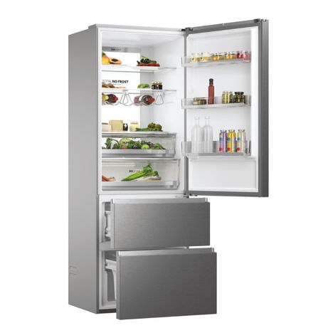 FRIGORIFICO COMBI HAIER HTW 7720 DNMP NOFROST D ALTO 200.6 CM. ANCHO 70 CM. INOX - Imagen 19 de 24 FRIGORIFICO COMBI HAIER HTW 7720 DNMP NOFROST D ALTO 200.6 CM. ANCHO 70 CM. INOX - Imagen 19 de 24