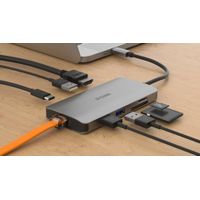 Miniatura 6 de 8-IN-1 USB-C HUB WITH HDMI ETHERNET/CARD READER/PDELIVE RY