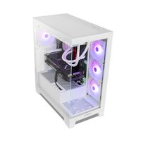 Miniatura 4 de CAJA NOX HUMMER GLOCK SEMITORRE ATX FRAMELESS BLANCO