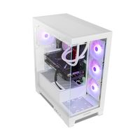 Miniatura 5 de CAJA NOX HUMMER GLOCK SEMITORRE ATX FRAMELESS BLANCO