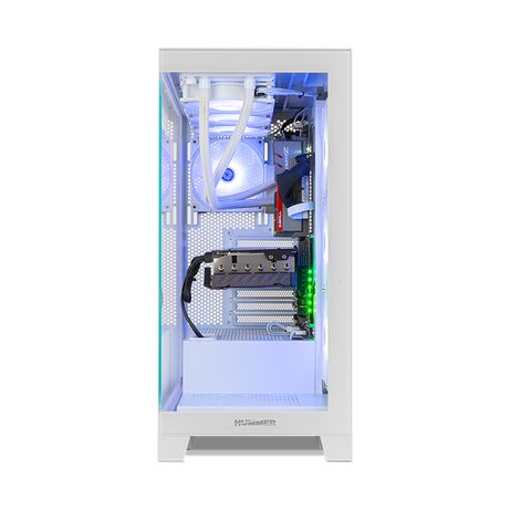 CAJA NOX HUMMER GLOCK SEMITORRE ATX FRAMELESS BLANCO - Imagen 6 de 16 CAJA NOX HUMMER GLOCK SEMITORRE ATX FRAMELESS BLANCO - Imagen 6 de 16