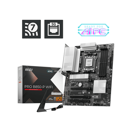 MSI AMD PRO B850-P WIFI Socket AM5 - Imagen 1 de 6 MSI AMD PRO B850-P WIFI Socket AM5 - Imagen 1 de 6