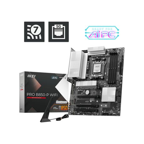 MSI AMD PRO B850-P WIFI Socket AM5 - Imagen 2 de 6 MSI AMD PRO B850-P WIFI Socket AM5 - Imagen 2 de 6