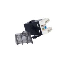 Miniatura 2 de PHASAK Conector Keystone UTP RJ 45 Hembra Cat. 6 Dual Block Phasak 180? negro