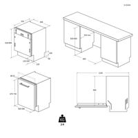 Miniatura 9 de LAVAVAJILLAS INTEGRABLE CANDY CI 3C6F0A C 13 CUBIERTOS