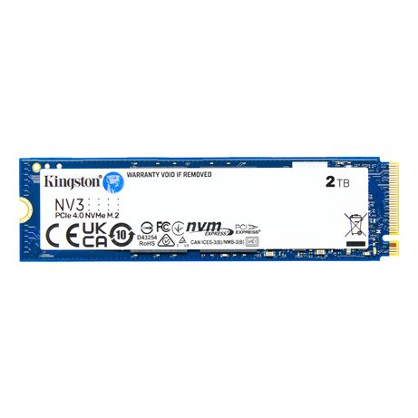 KINGSTON 2000G NV3 M.2 2280 NVMe SSD SSD 2000GB M.2 6000MB/s PCI Express 4.0 NVMe - Imagen 4 de 12 KINGSTON 2000G NV3 M.2 2280 NVMe SSD SSD 2000GB M.2 6000MB/s PCI Express 4.0 NVMe - Imagen 4 de 12