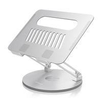 Miniatura 3 de AISENS Soporte de Sobremesa XL Giratorio Ajustable para Port  til   Tablet 10 17  Plata