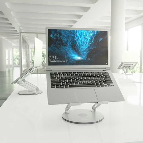 AISENS Soporte de Sobremesa XL Giratorio Ajustable para Port til Tablet 10 17 Plata - Imagen 7 de 8 AISENS Soporte de Sobremesa XL Giratorio Ajustable para Port til Tablet 10 17 Plata - Imagen 7 de 8