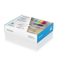 Miniatura 8 de AISENS Soporte de Sobremesa XL Giratorio Ajustable para Port  til   Tablet 10 17  Plata
