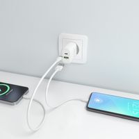 Miniatura 6 de CARGADOR AISENS GAN 20W, 1XUSB-C PD3.0, 1XUSB-A QC3.0, BLANCO