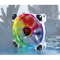Miniatura 5 de TALIUS Ventilador caja ARGB Iris 16Led 12cm Blanco para caja Cronos