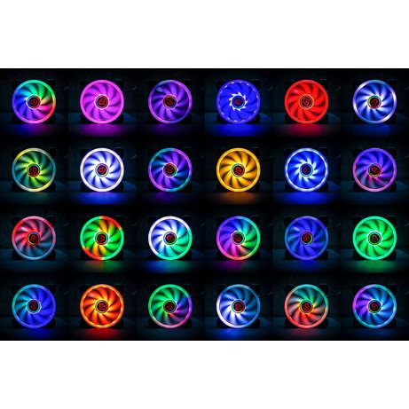 TALIUS Ventilador caja ARGB Iris 16Led 12cm Blanco para caja Cronos - Imagen 6 de 6 TALIUS Ventilador caja ARGB Iris 16Led 12cm Blanco para caja Cronos - Imagen 6 de 6