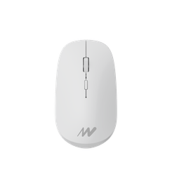 Ratón NETWAY Inalámbrico 2.4Ghz y Bluetooth BLANCO