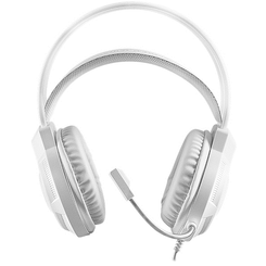 HEADSET MARS GAMING MH124 FRGB JACK 3.5mm ALIMENTACION USB CONTROL VOLUMEN COLOR BLANCO