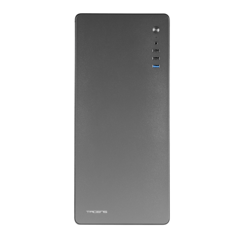 TACENS ENSIS, Caja PC ATX, Diseño Completamente Metálico, Estructura Robusta Ultrarresistente, Semitorre con Ventilador 120mm FDB Ultrasilencioso, US - Imagen 1 de 7 TACENS ENSIS, Caja PC ATX, Diseño Completamente Metálico, Estructura Robusta Ultrarresistente, Semitorre con Ventilador 120mm FDB Ultrasilencioso, US - Imagen 1 de 7