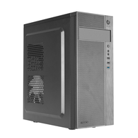 Miniatura 1 de TACENS  2FERROX, Caja PC Semitorre ATX, Ventilador Lateral 12cm, Rejilla Frontal, Acero, Negro  Negro
