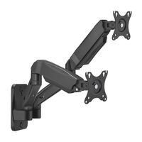Miniatura 2 de AISENS Soporte De Pared Pro Contrapeso Giratorio E Inclinable Para Monitor tv 9kg  3 Pivotes  2 Brazos  De 17 32  Negro