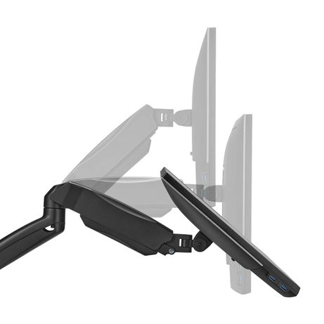 AISENS Soporte De Pared Pro Contrapeso Giratorio E Inclinable Para Monitor tv 9kg 3 Pivotes 2 Brazos De 17 32 Negro - Imagen 4 de 7 AISENS Soporte De Pared Pro Contrapeso Giratorio E Inclinable Para Monitor tv 9kg 3 Pivotes 2 Brazos De 17 32 Negro - Imagen 4 de 7