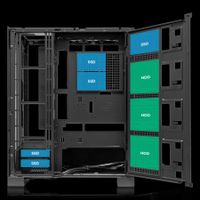 Miniatura 11 de ABYSM  Caja E-ATX AI PRO 100 Workstation  Negro