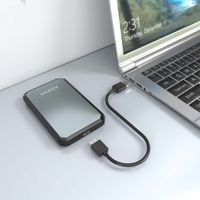 Miniatura 7 de AISENS Caja externa 2 5  ASE 2529B 9 5mm SATA a USB 3 0 USB3 1 Gen1  Negro Gris